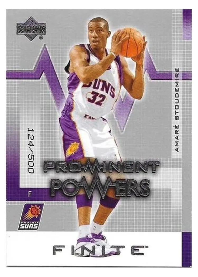 2003 Upper Deck Finite Amare Stoudemire #298 card