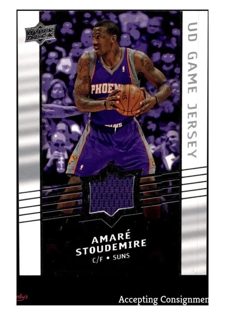 2008 Upper Deck Game Jersey Amare Stoudemire #GA-AS card