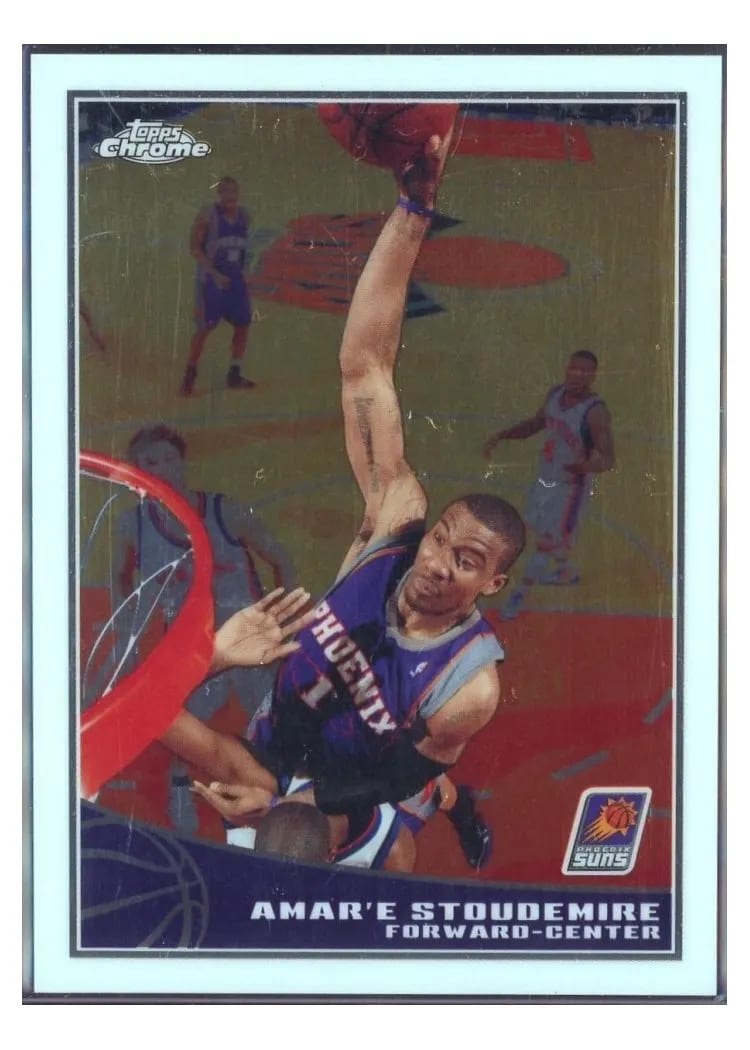 2009 Topps Chrome Amare Stoudemire #76 card