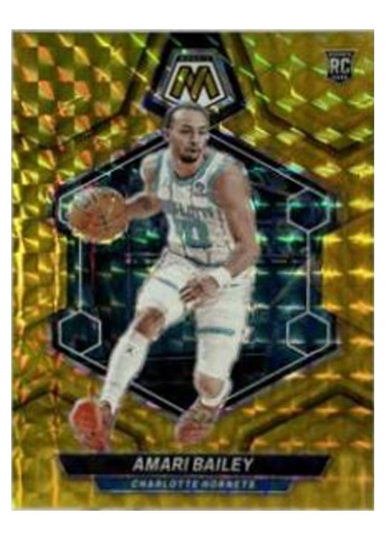 2023-24 Panini Mosaic Base Set Amari Bailey Gold #231 card