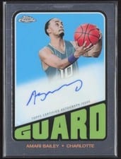 2023-24 Topps Chrome Sapphire Edition 1972 Topps Autographs Amari Bailey #TA-AB card