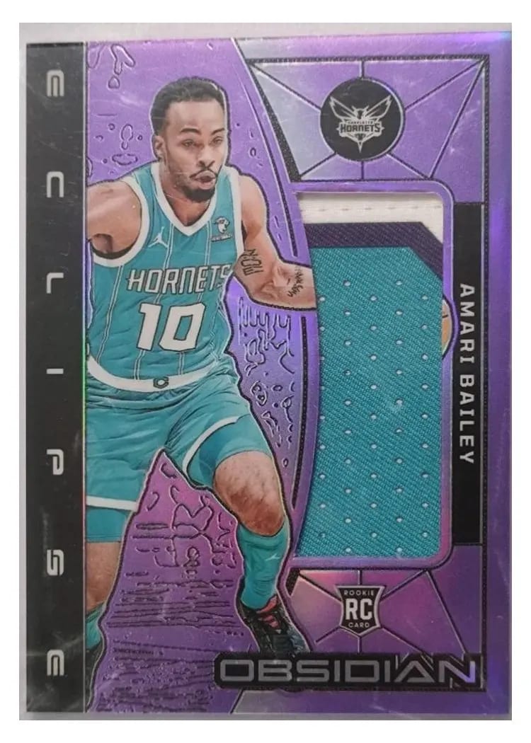 2023 Panini Obsidian Eclipse Material Amari Bailey #EM-ABA card