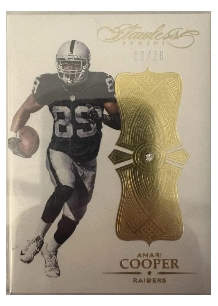 2016 Panini Flawless Amari Cooper #58 card