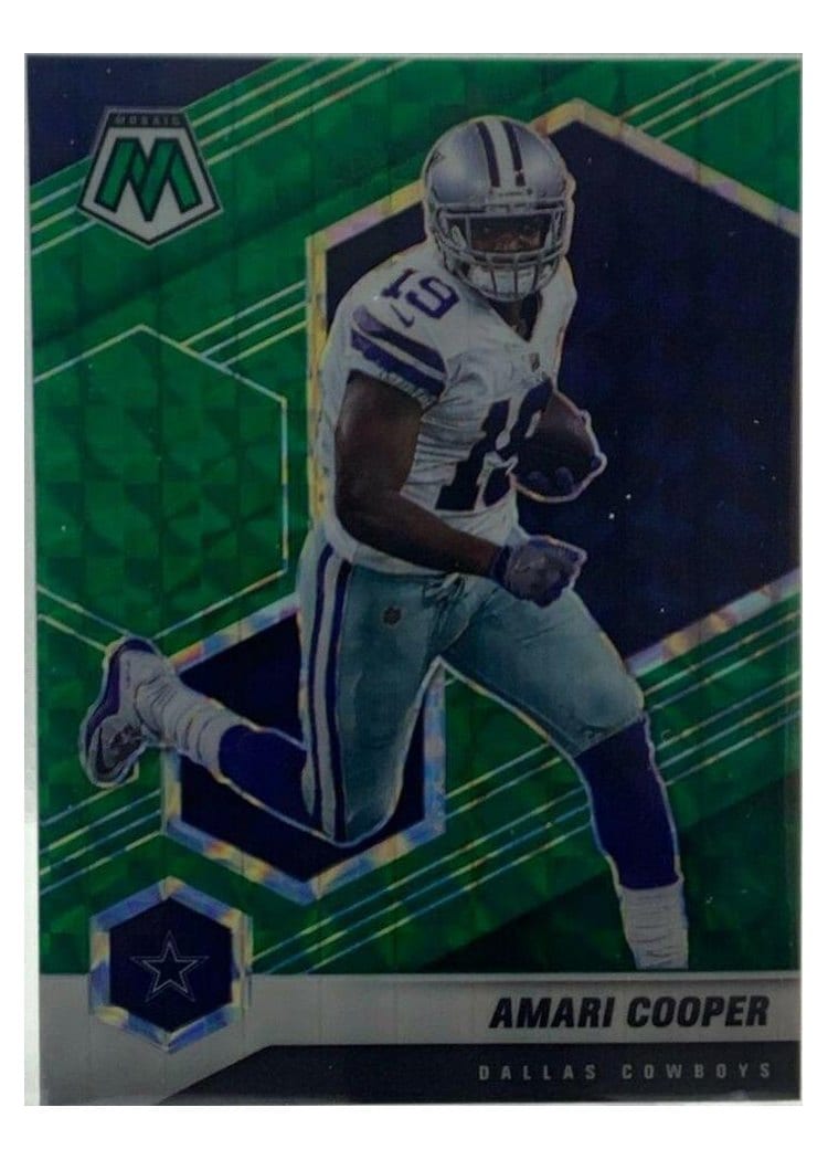 2021 Panini Mosaic Base Set Amari Cooper Green Mosaic #59 card