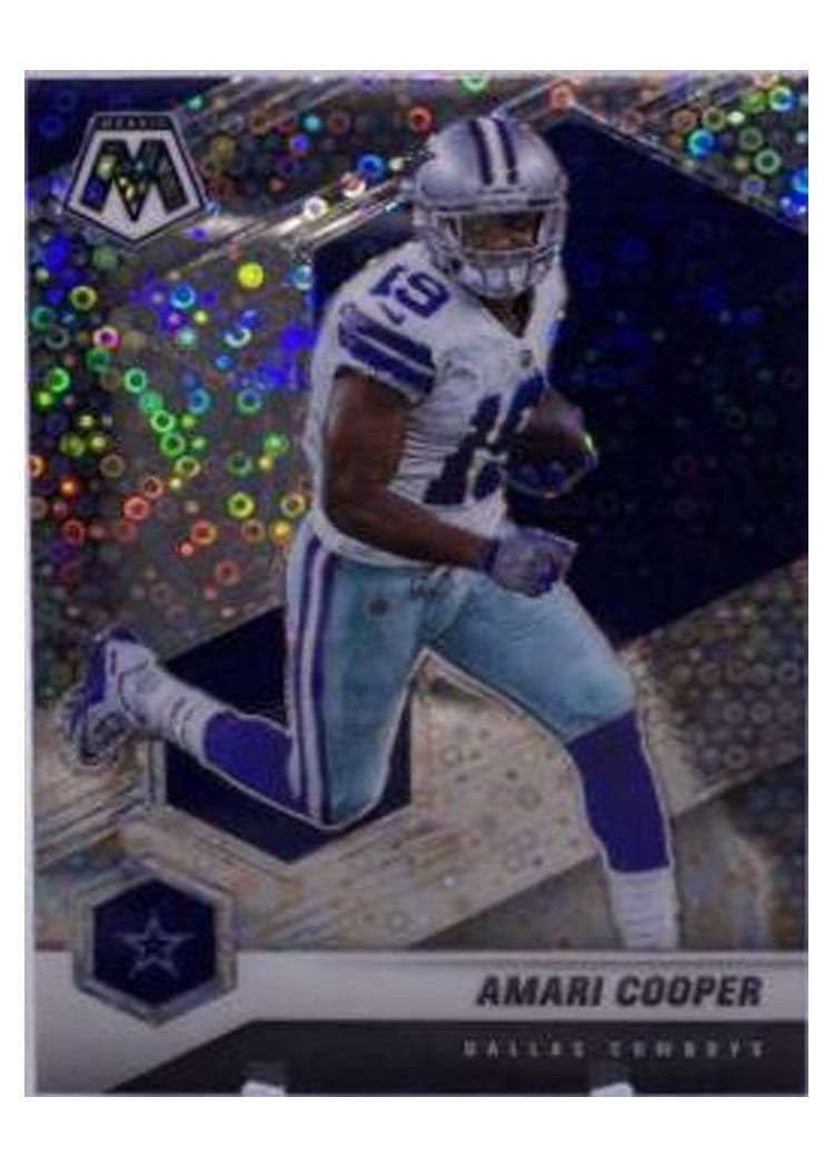 2021 Panini Mosaic Base Set Amari Cooper No Huddle Silver Mosaic #59 card
