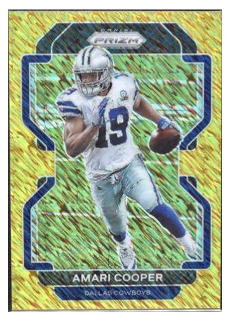 2021 Panini Prizm Base Set Amari Cooper Gold Shimmer #238 card