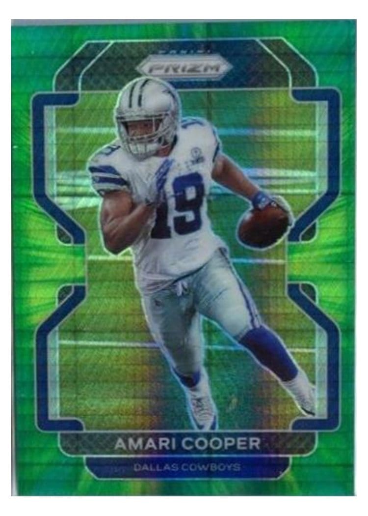 2021 Panini Prizm Base Set Amari Cooper Green Prizm #238 card