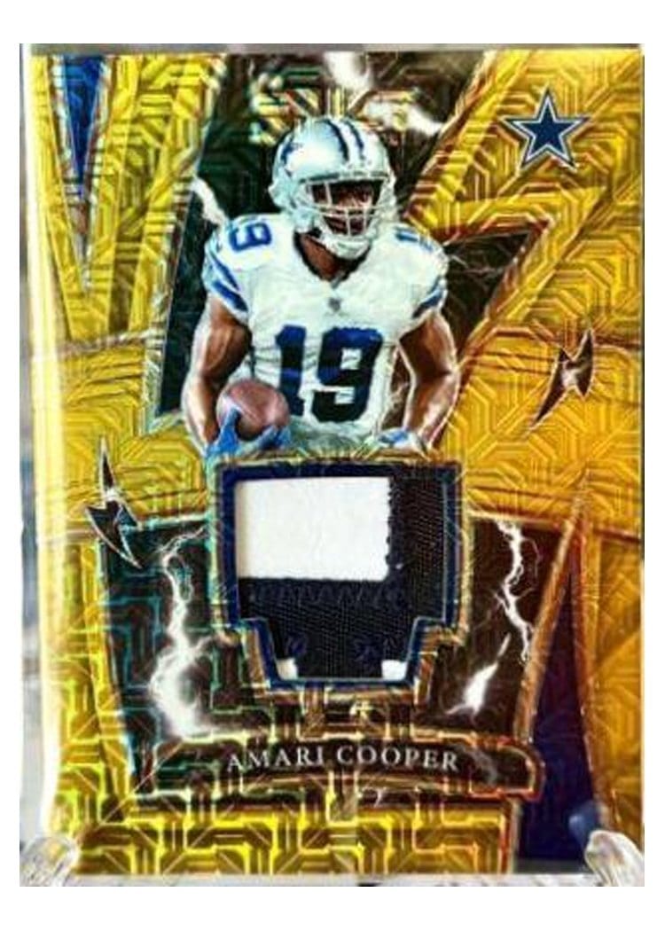 2021 Panini Select Base Set Amari Cooper Gold #111 card