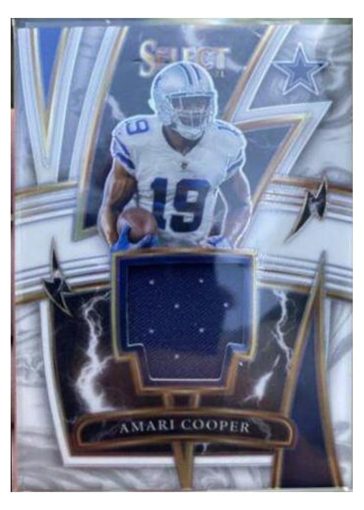 2021 Panini Select Base Set Amari Cooper White #111 card