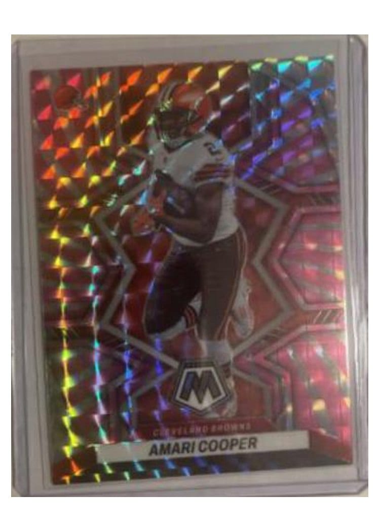 2022 Panini Mosaic Base Set Amari Cooper Pink Swirl #207 card