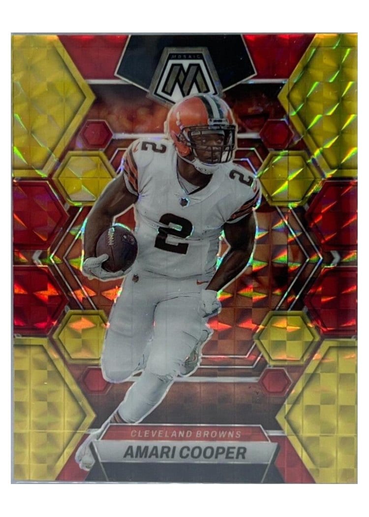 2023 Panini Mosaic Base Set Amari Cooper #50 card