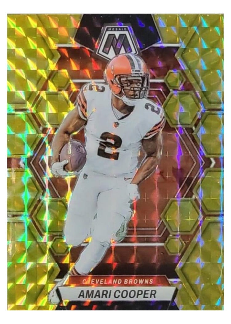 2023 Panini Mosaic Base Set Amari Cooper #50 card