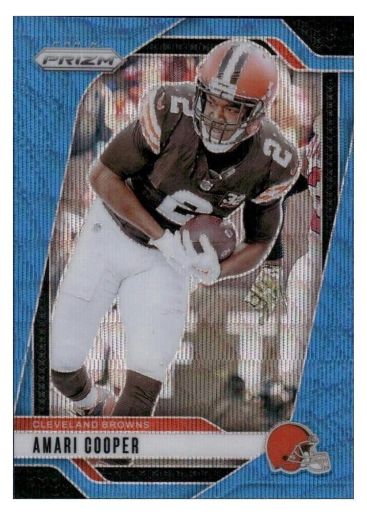 2024 Panini Prizm Base Set Amari Cooper Blue Wave #66 card