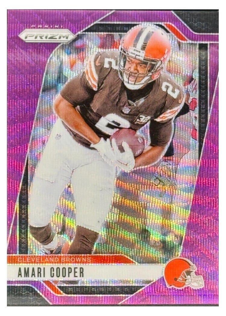 2024 Panini Prizm Base Set Amari Cooper Purple Wave #66 card