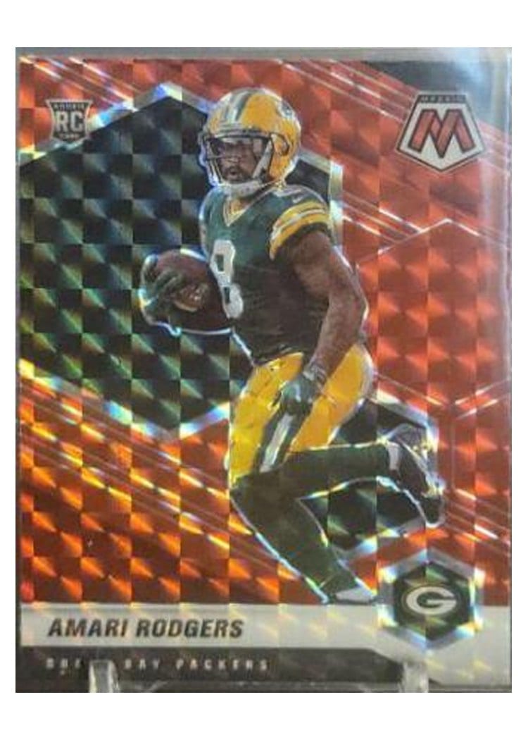 2021 Panini Mosaic Base Set Amari Rodgers Red Mosaic #388 card
