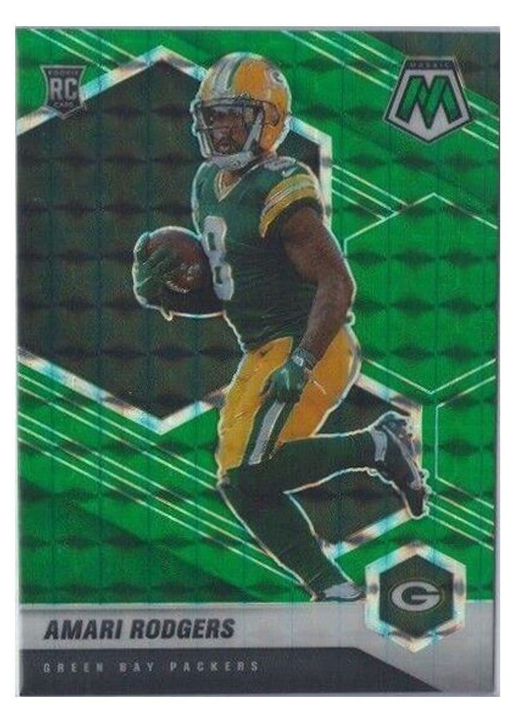 2021 Panini Mosaic Base Set Amari Rodgers #388 card