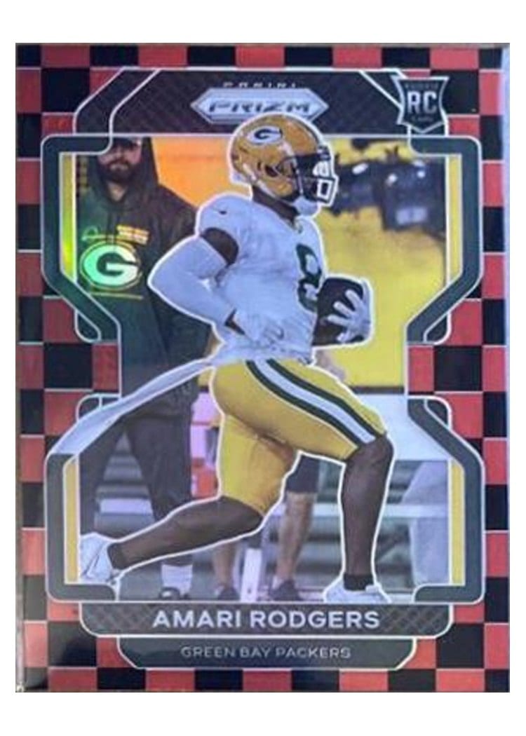 2021 Panini Prizm Base Set Amari Rodgers #405 card