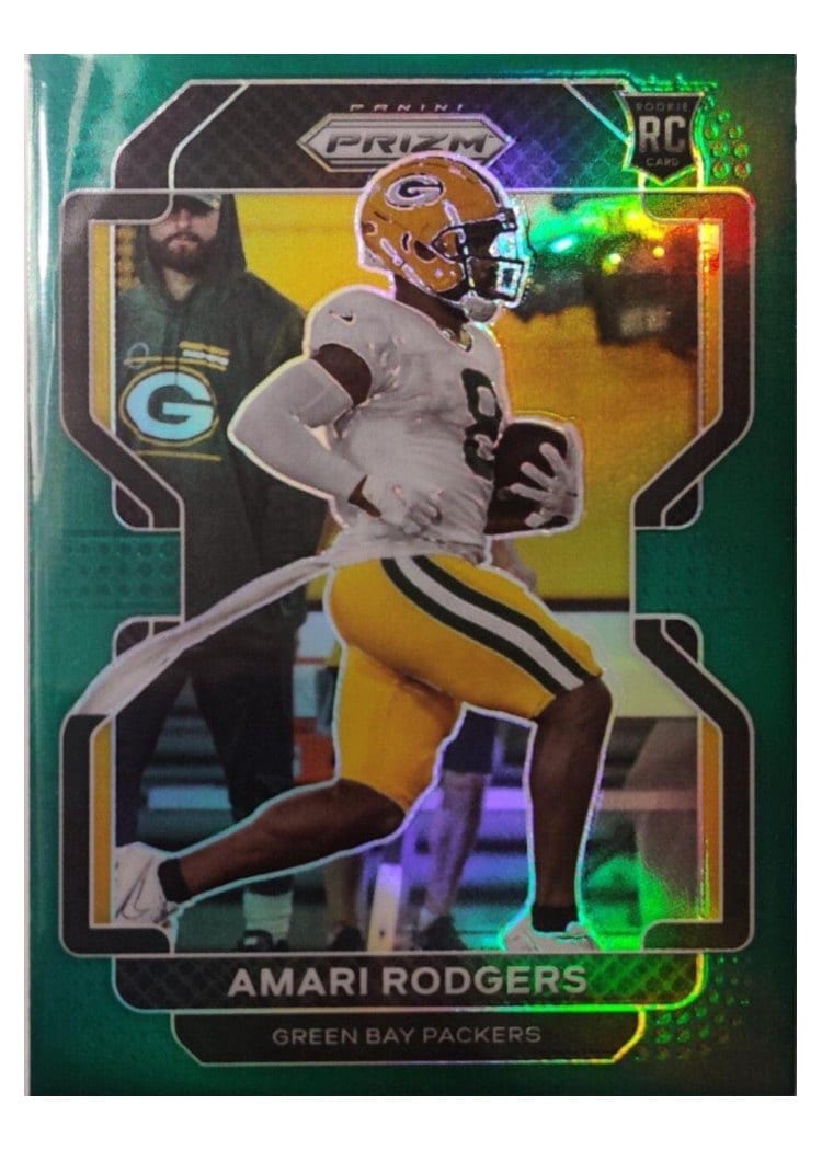 2021 Panini Prizm Base Set Amari Rodgers #405 card
