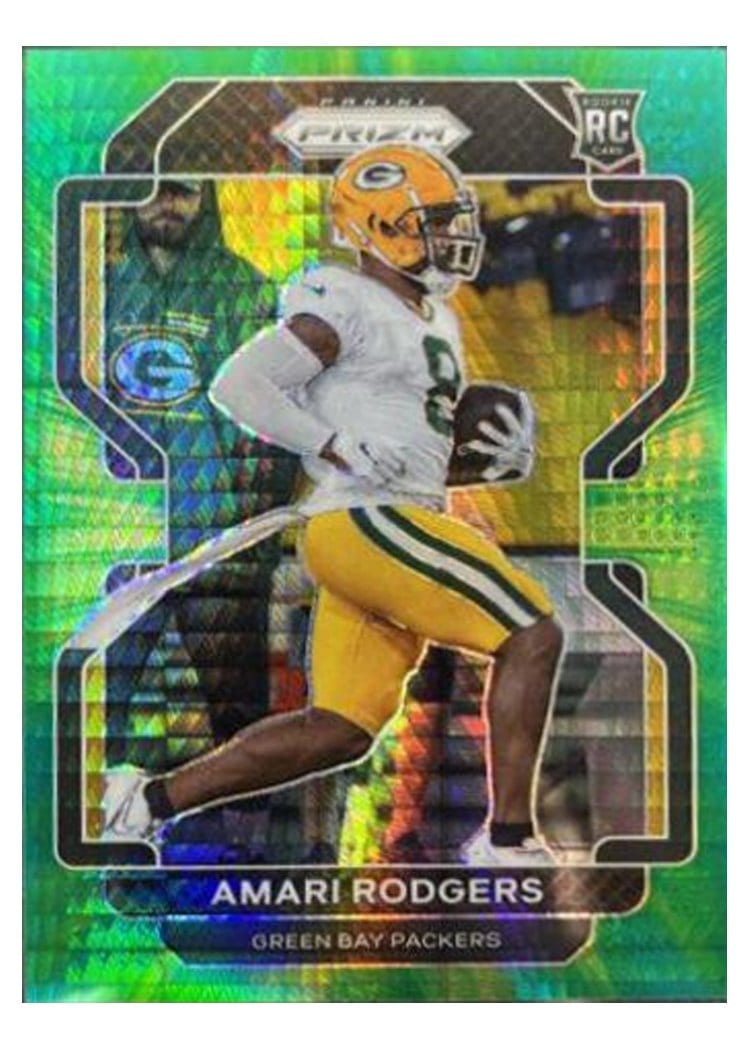 2021 Panini Prizm Base Set Amari Rodgers #405 card