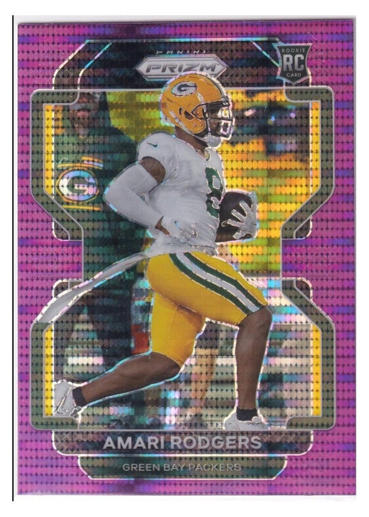 2021 Panini Prizm Base Set Amari Rodgers #405 card