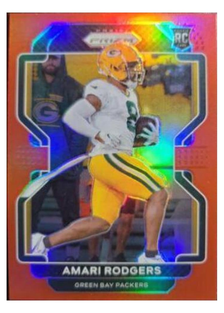 2021 Panini Prizm Base Set Amari Rodgers #405 card