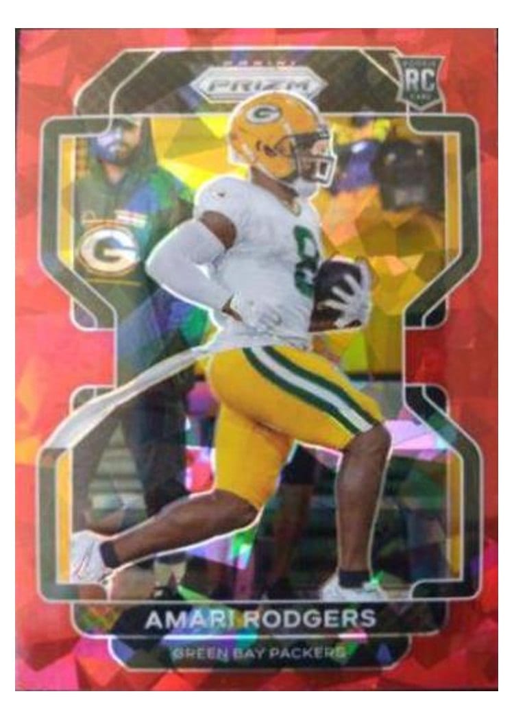 2021 Panini Prizm Base Set Amari Rodgers #405 card