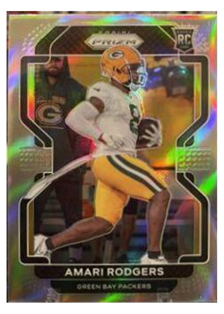 2021 Panini Prizm Base Set Amari Rodgers #405 card
