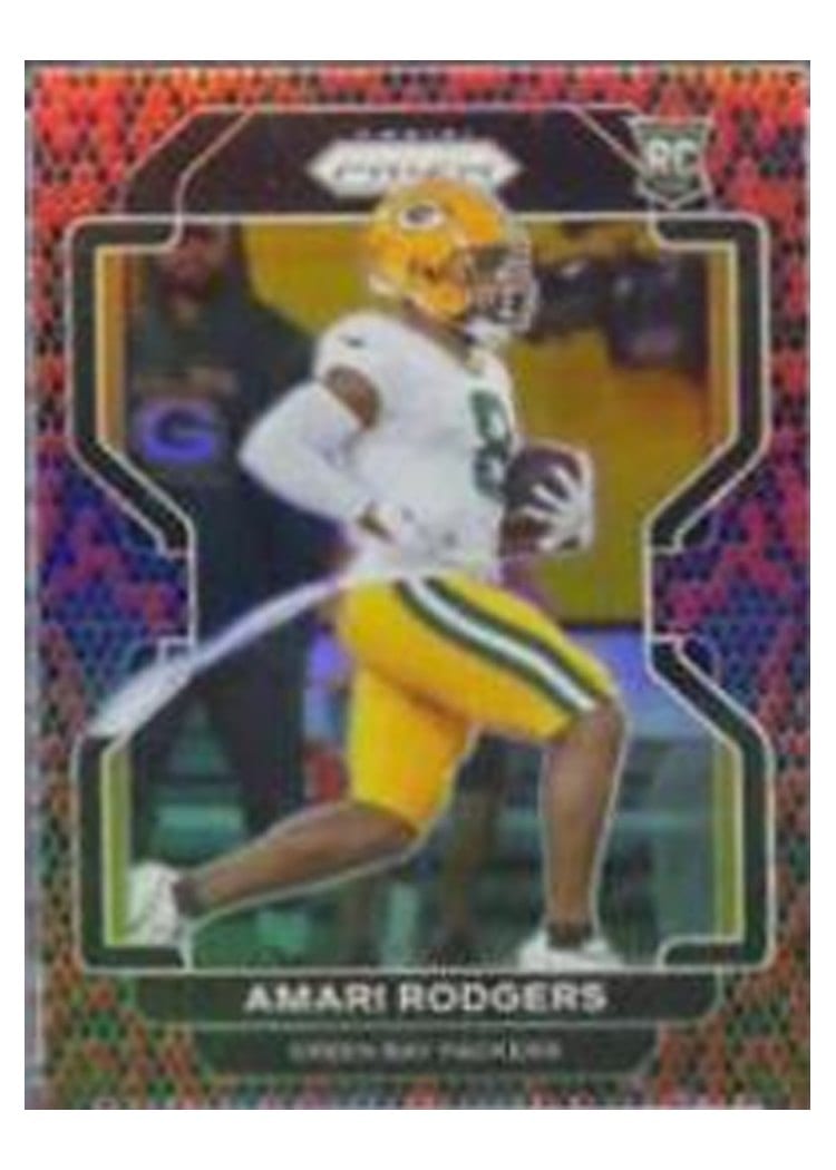 2021 Panini Prizm Base Set Amari Rodgers #405 card