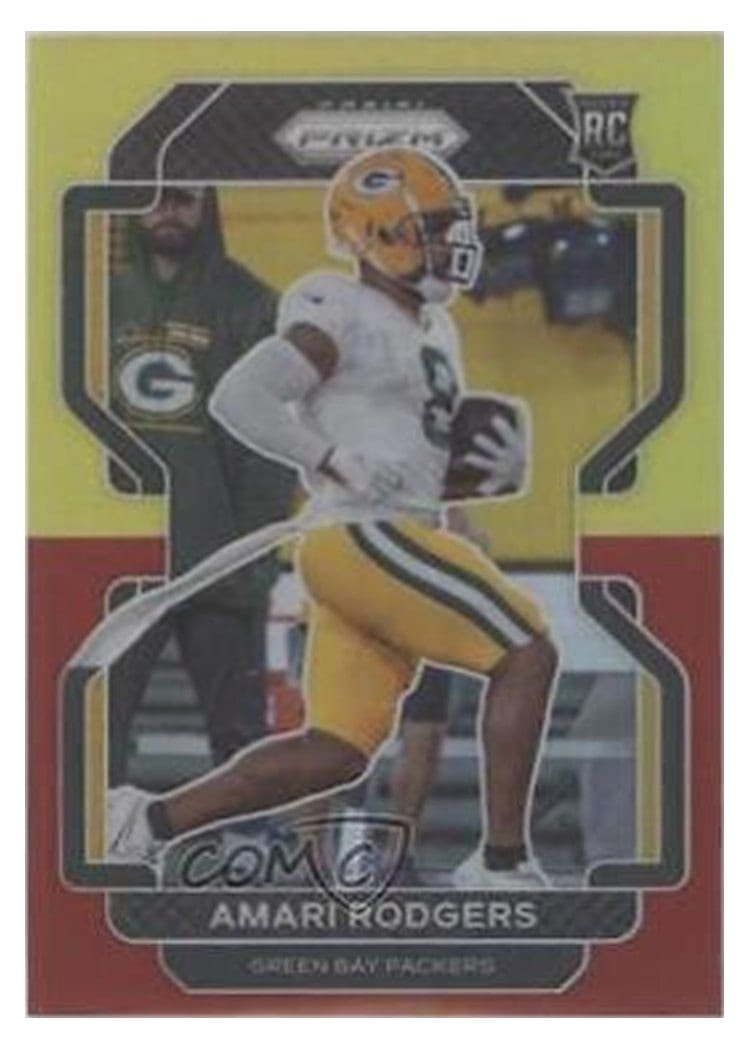 2021 Panini Prizm Base Set Amari Rodgers #405 card