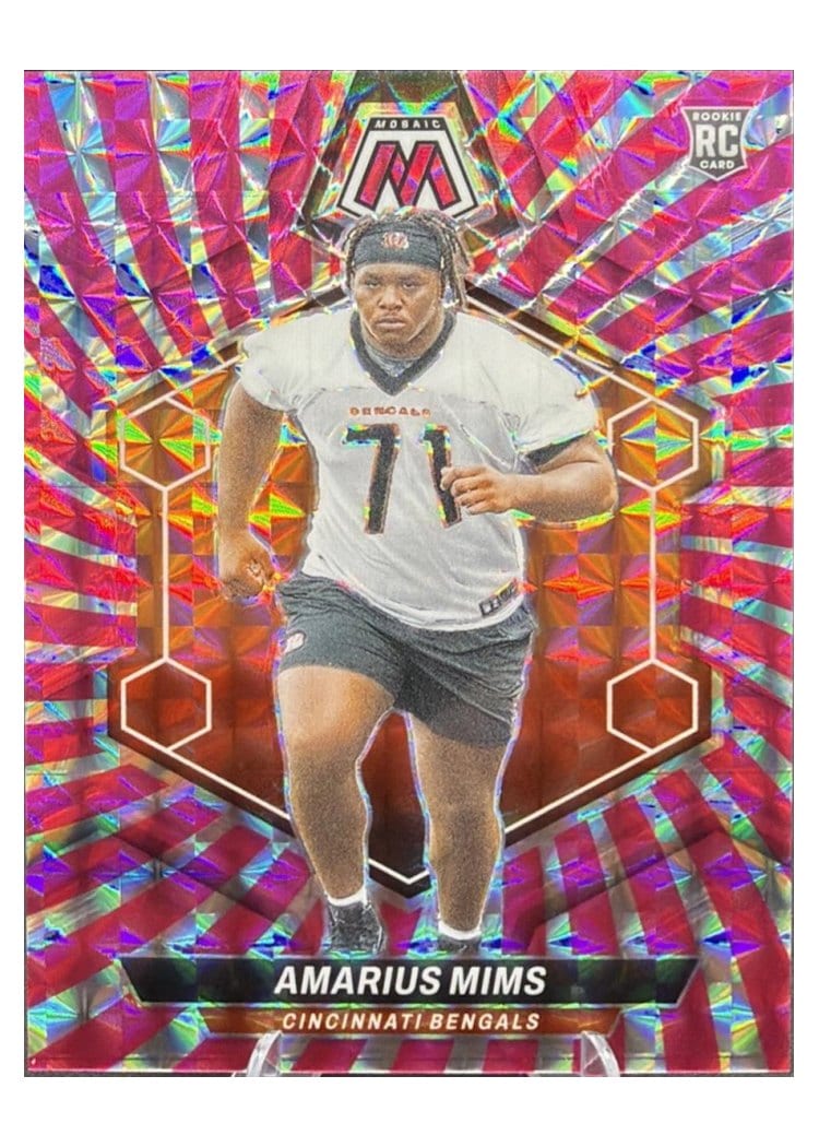 2024 Panini Mosaic Base Set Amarius Mims Pink Swirl #318