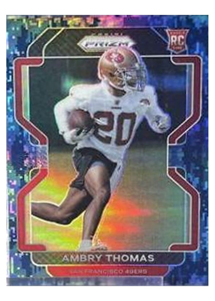 2021 Panini Prizm Base Set Ambry Thomas #439 card