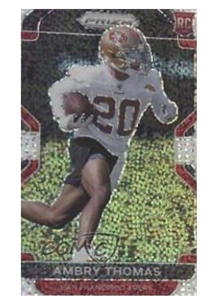 2021 Panini Prizm Base Set Ambry Thomas #439 card