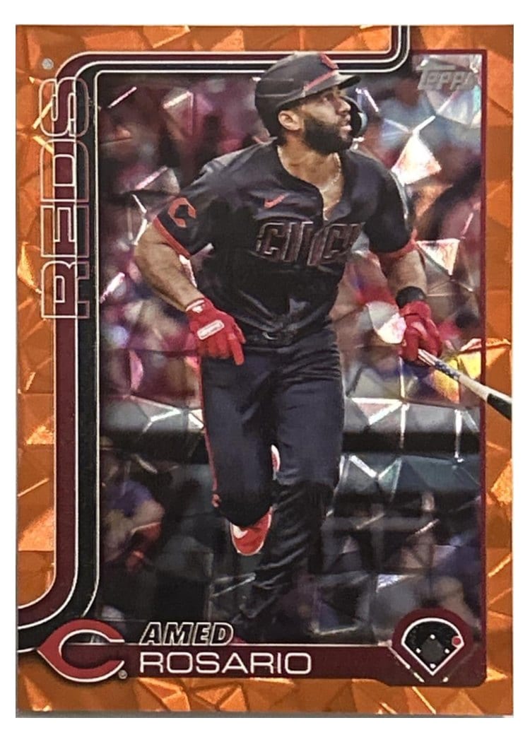 2025 Topps Base Set Amed Rosario Orange Diamante #116 card