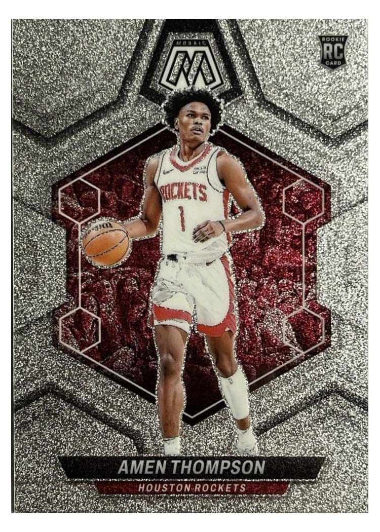2023-24 Panini Mosaic Base Set Amen Thompson Glitter #230 card