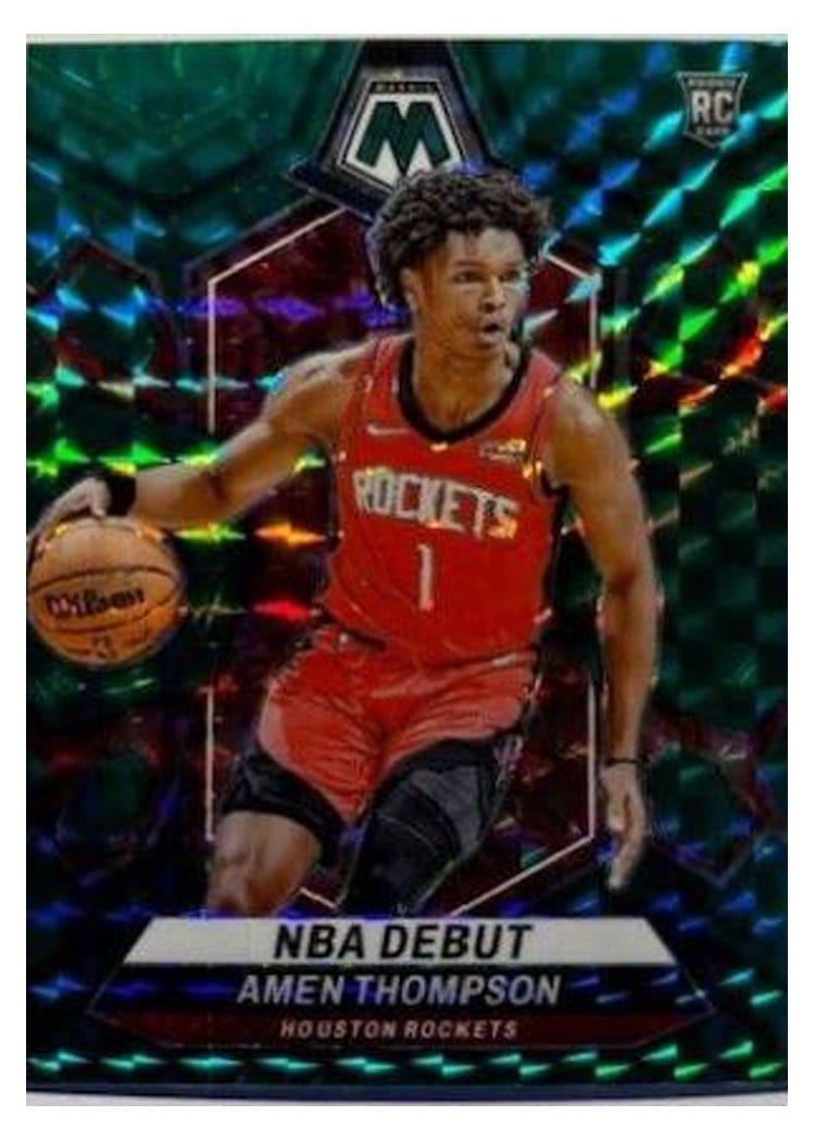 2023-24 Panini Mosaic Base Set Amen Thompson Teal #269 card