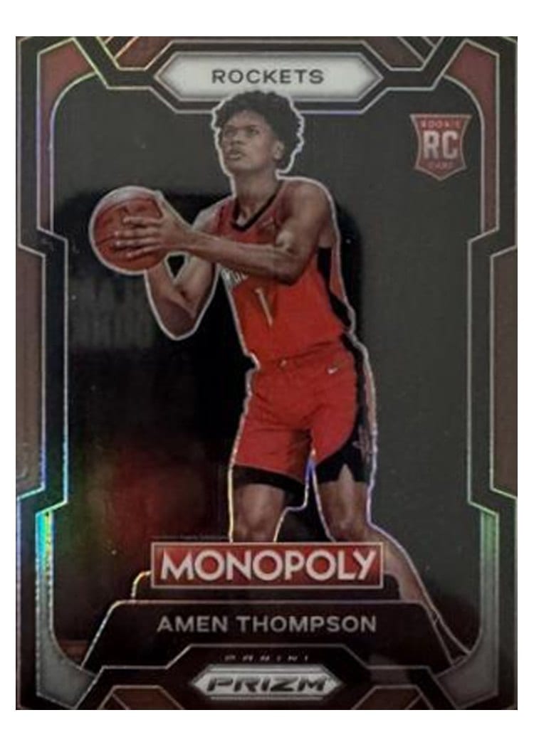 2023-24 Panini Prizm Monopoly Base Set Amen Thompson Brown #33 card