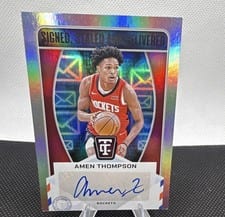 2024-25 Panini Totally Certified Signed Sealed and Delivered Amen Thompson #SD-AMN