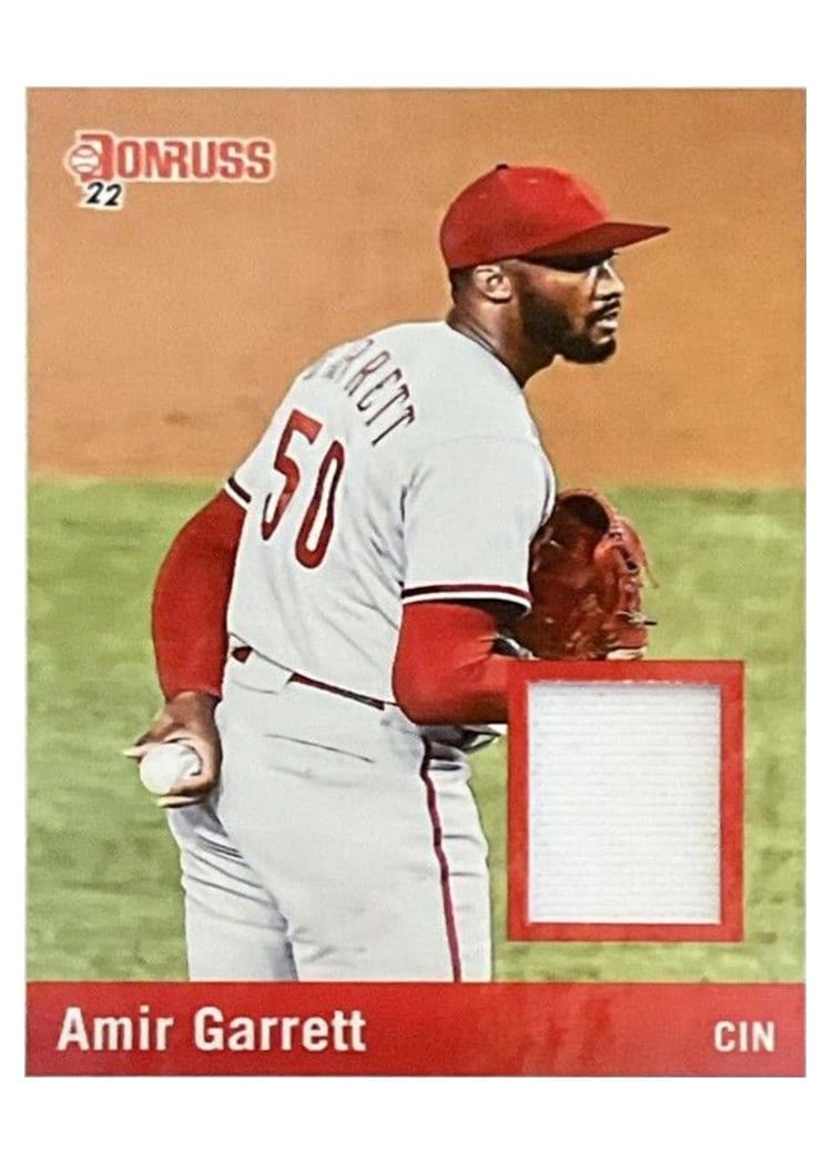 2022 Donruss Retro 1988 Materials Amir Garrett #R88M-AG card