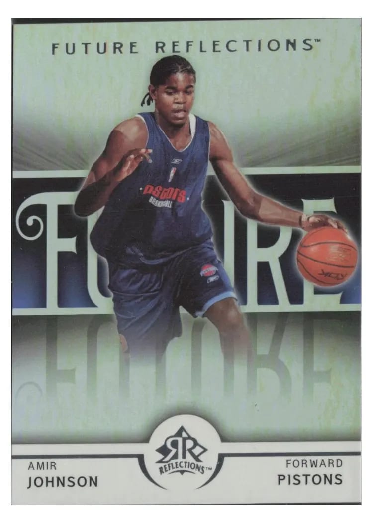 2005 Upper Deck Reflections Amir Johnson #107 card