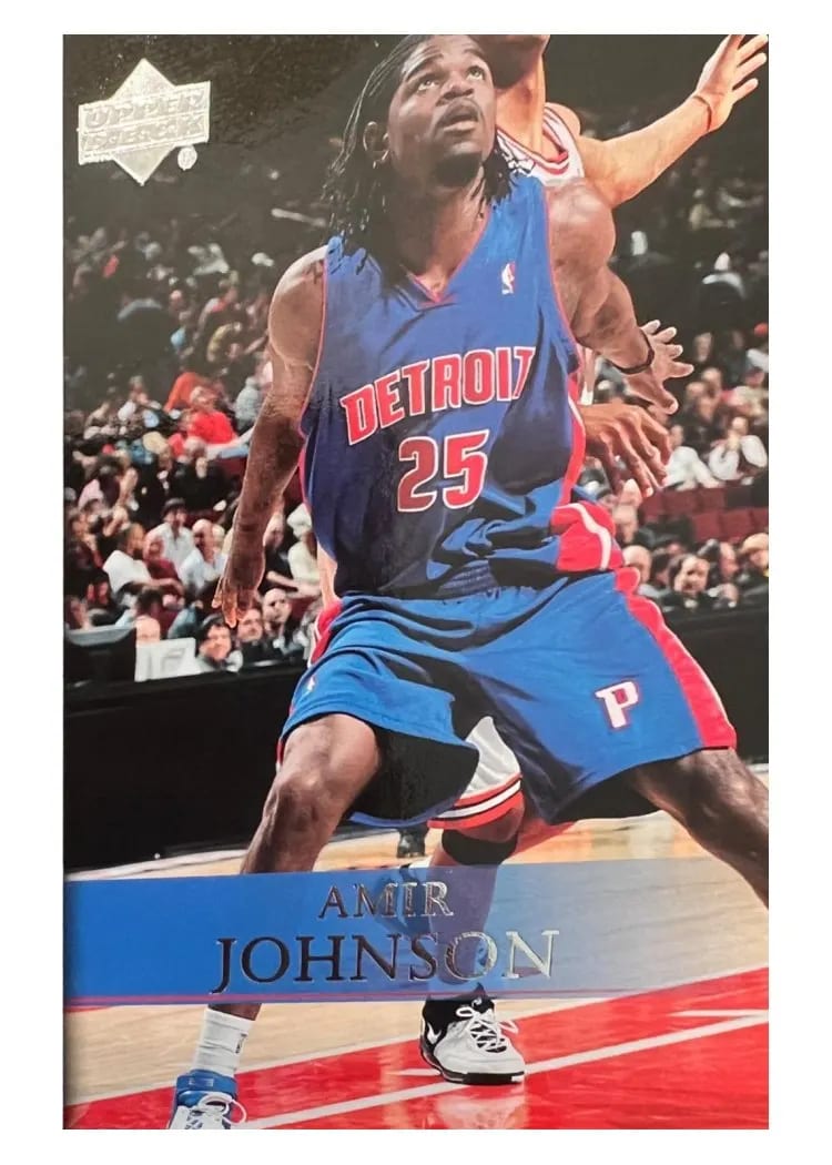 2007 Upper Deck Amir Johnson #126 card
