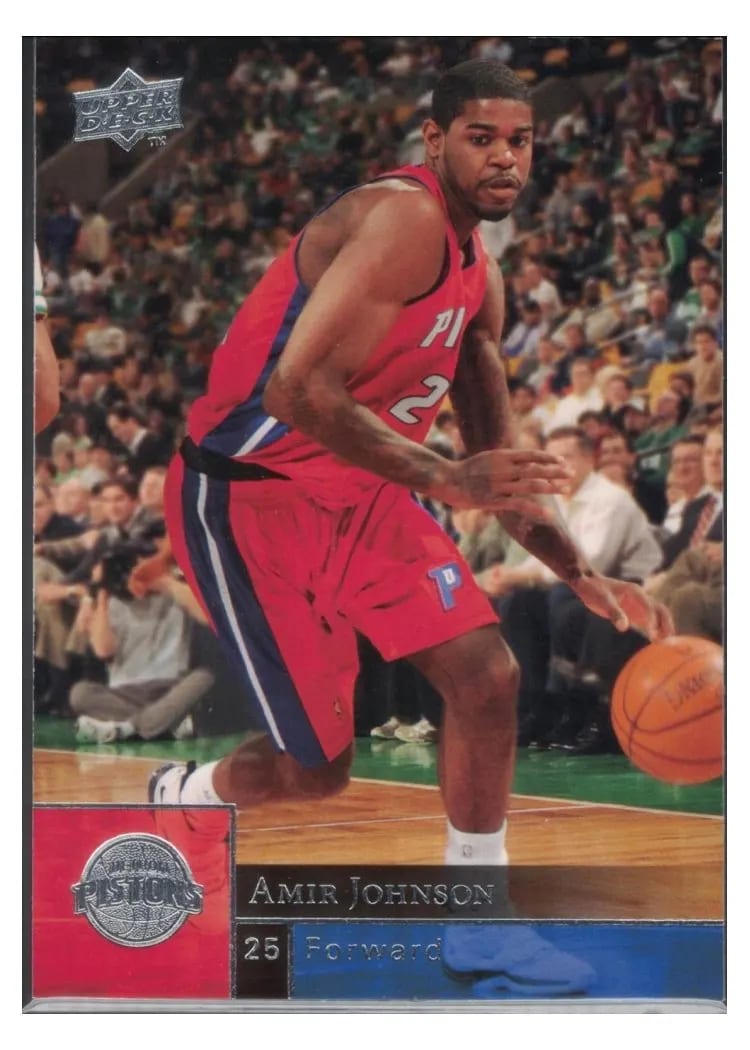 2009 Upper Deck Amir Johnson #51 card