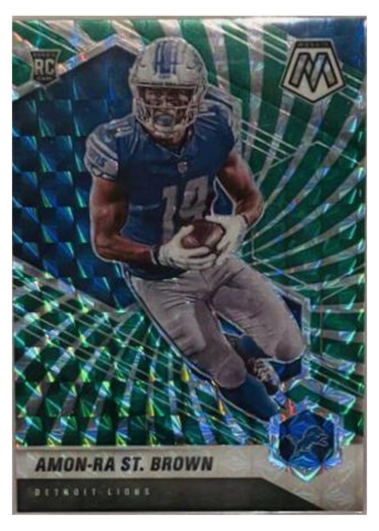 2021 Panini Mosaic Amon Ra St. Brown #328 card
