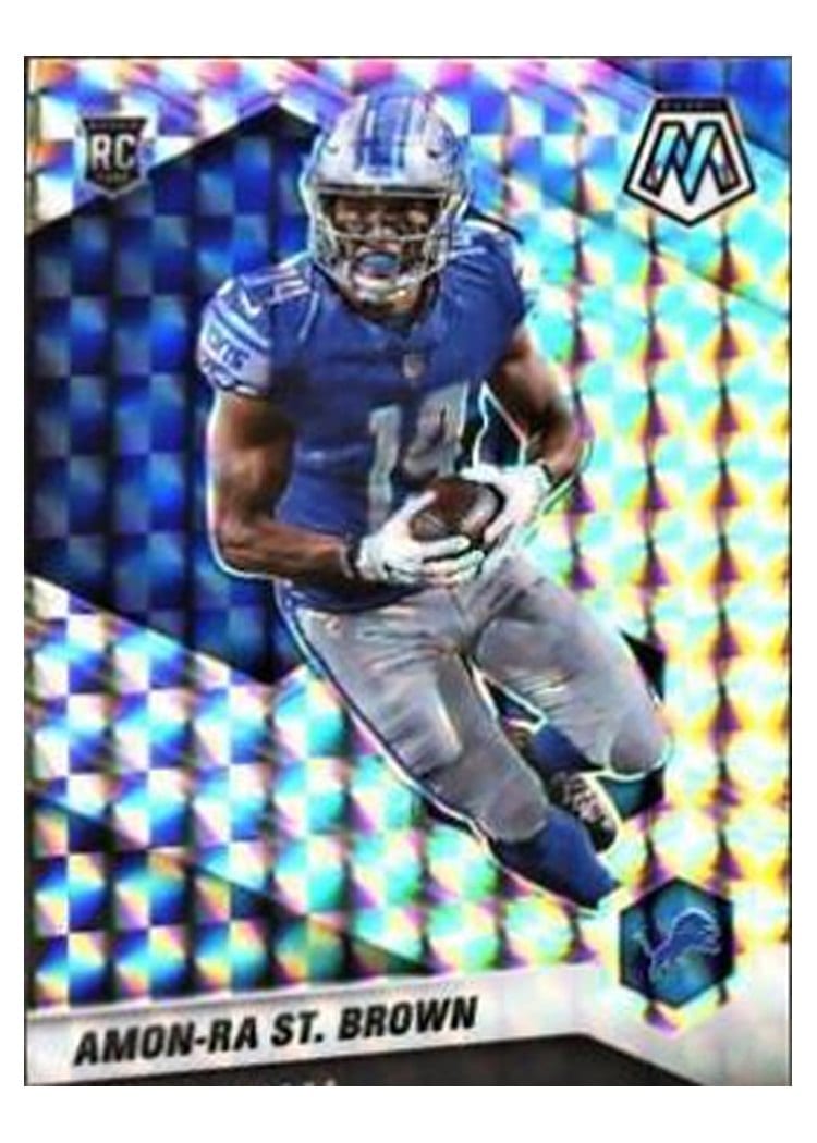 2021 Panini Mosaic Amon Ra St. Brown #328 card