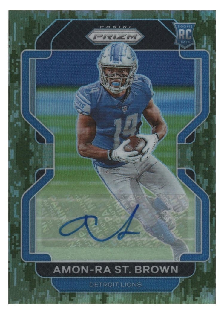 2021 Panini Prizm Amon Ra St. Brown #358 card