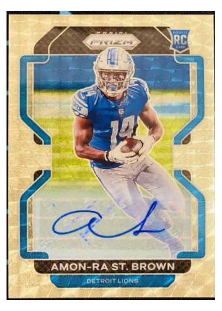2021 Panini Prizm Amon Ra St. Brown #358 card