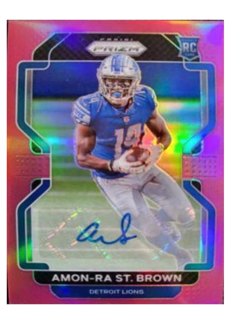 2021 Panini Prizm Amon Ra St. Brown #358 card