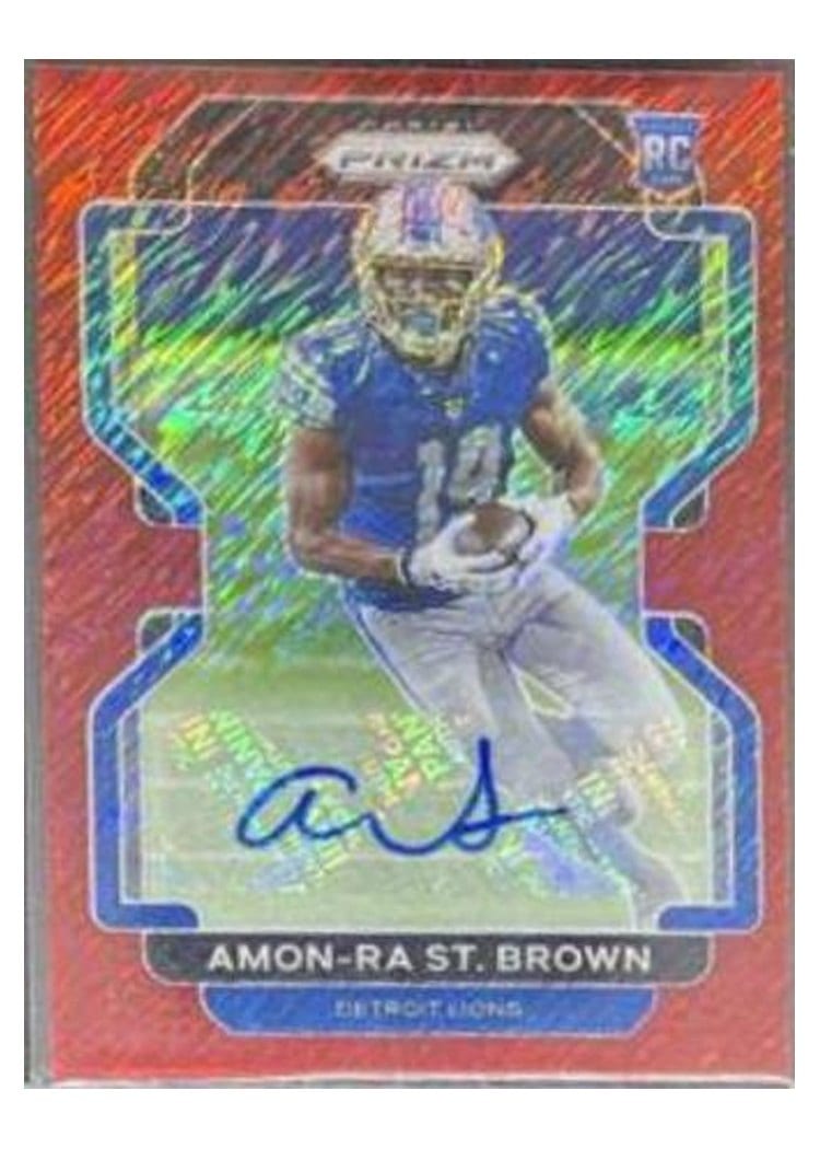 2021 Panini Prizm Amon Ra St. Brown #358 card