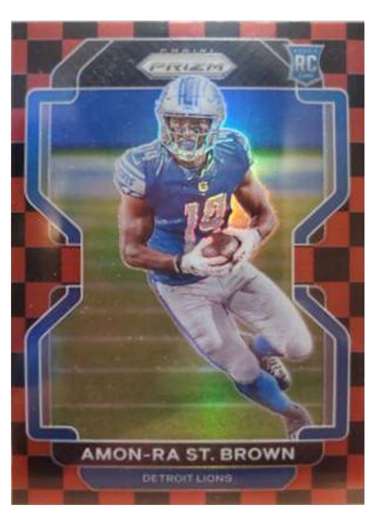 2021 Panini Prizm Amon Ra St. Brown #358 card