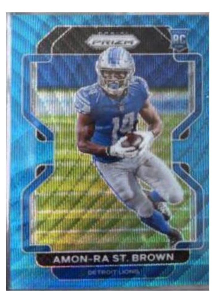 2021 Panini Prizm Amon Ra St. Brown #358 card