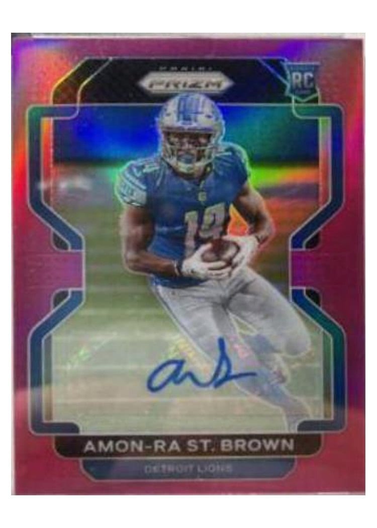 2021 Panini Prizm Amon Ra St. Brown #358 card